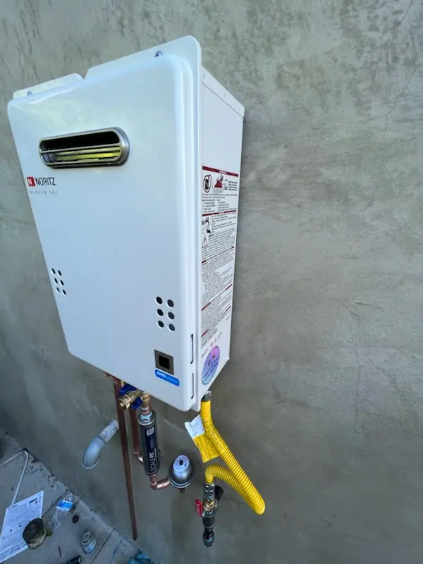 Tankless water heater installation for Pope Army Airfield homes